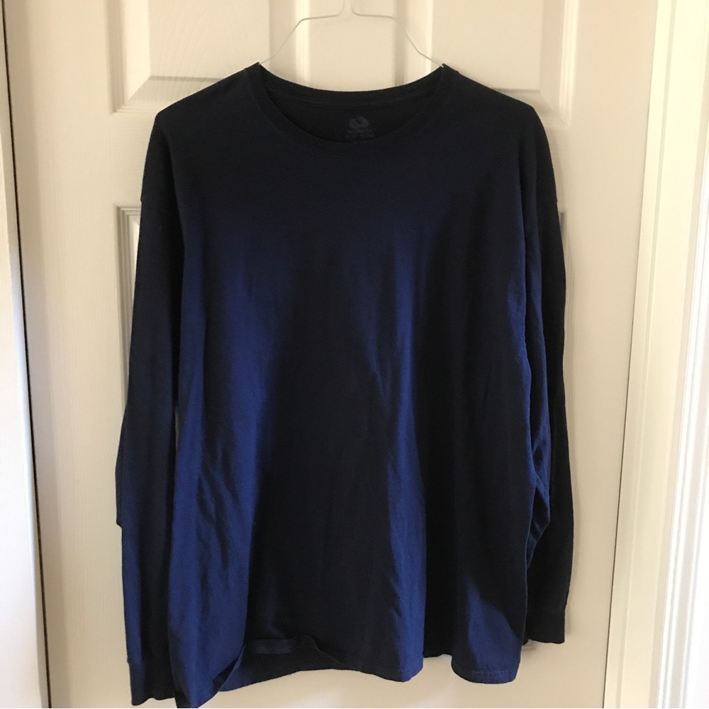 Fruit of the Loom navy tee shirt size XL